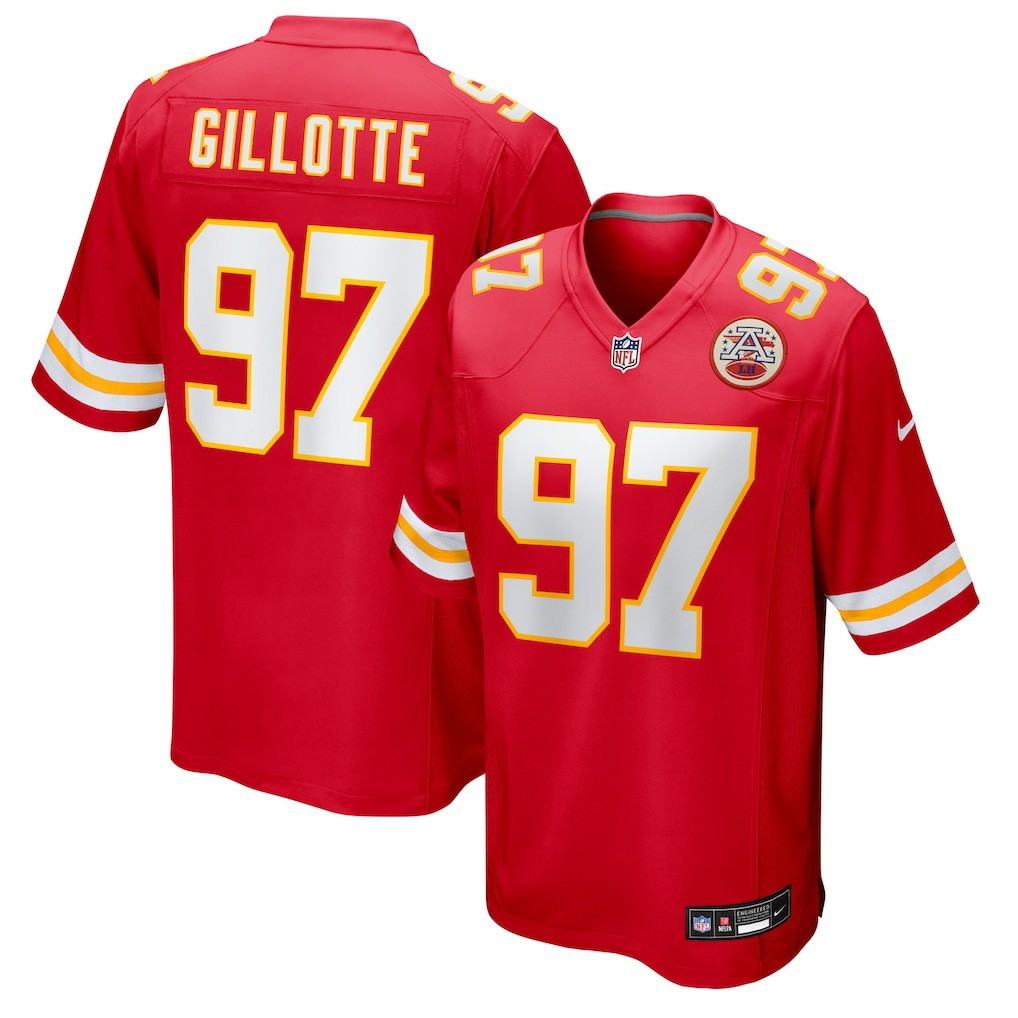 Kansas City Chiefs Nike Ashton Gillotte  Team Game Jersey