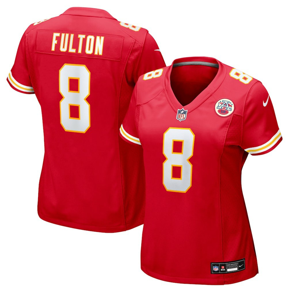 Kansas City Chiefs Nike Kristian Fulton  Women's Team Game Jersey