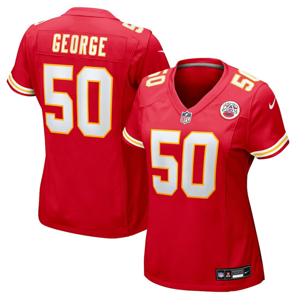 Kansas City Chiefs Nike Brandon George  Women's Team Game Jersey