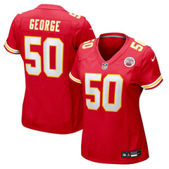 Kansas City Chiefs Nike Brandon George  Women's Team Game Jersey