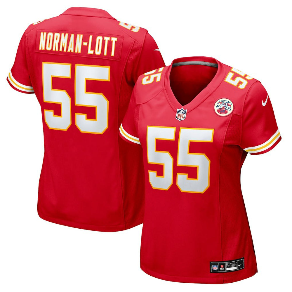 Kansas City Chiefs Nike Omarr Norman-Lott  Women's Team Game Jersey