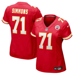 Kansas City Chiefs Nike Josh Simmons  Women's Team Game Jersey