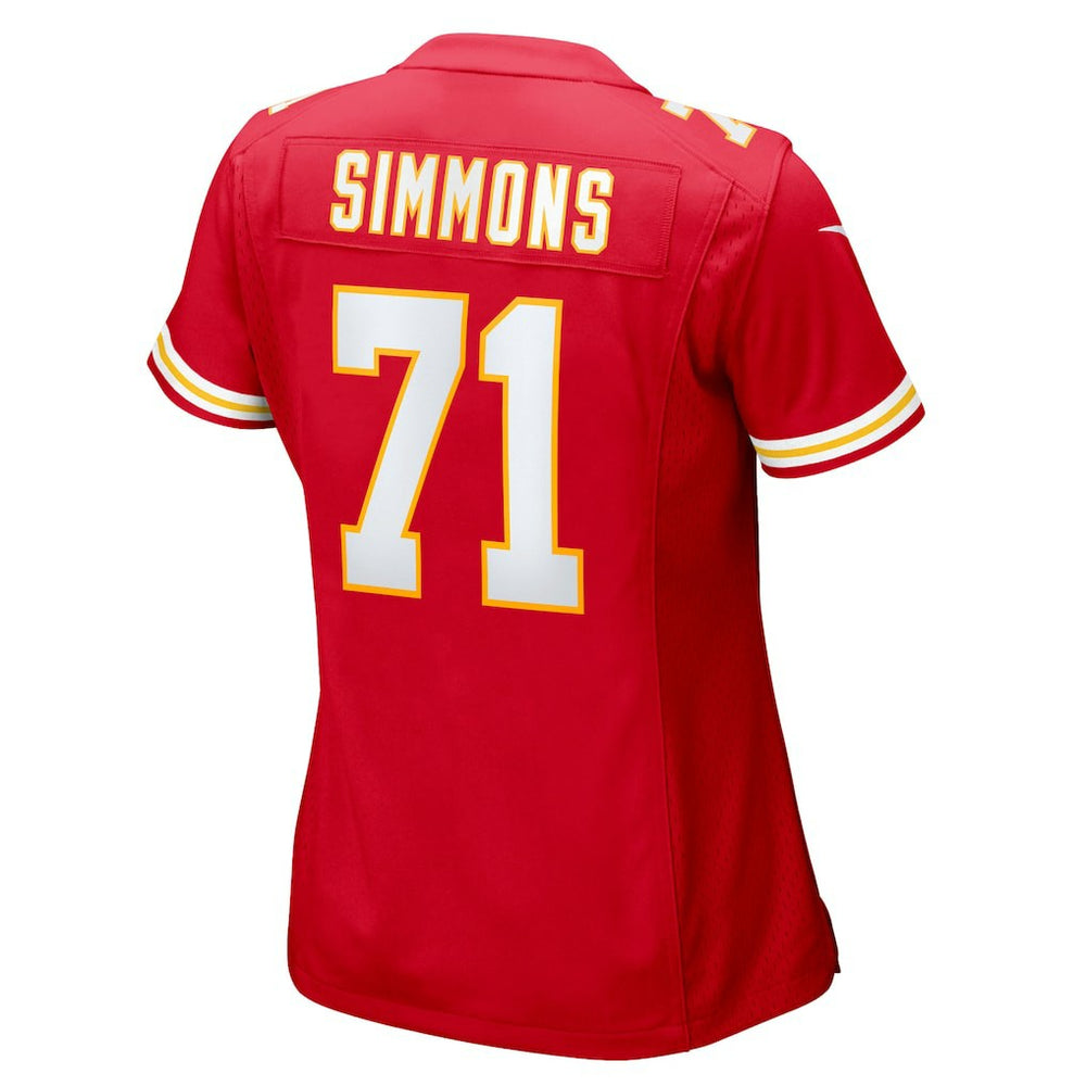 Kansas City Chiefs Nike Josh Simmons  Women's Team Game Jersey