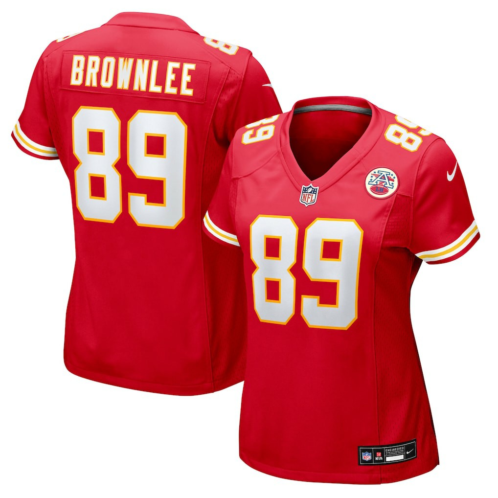 Kansas City Chiefs Nike Jason Brownlee  Women's Team Game Jersey