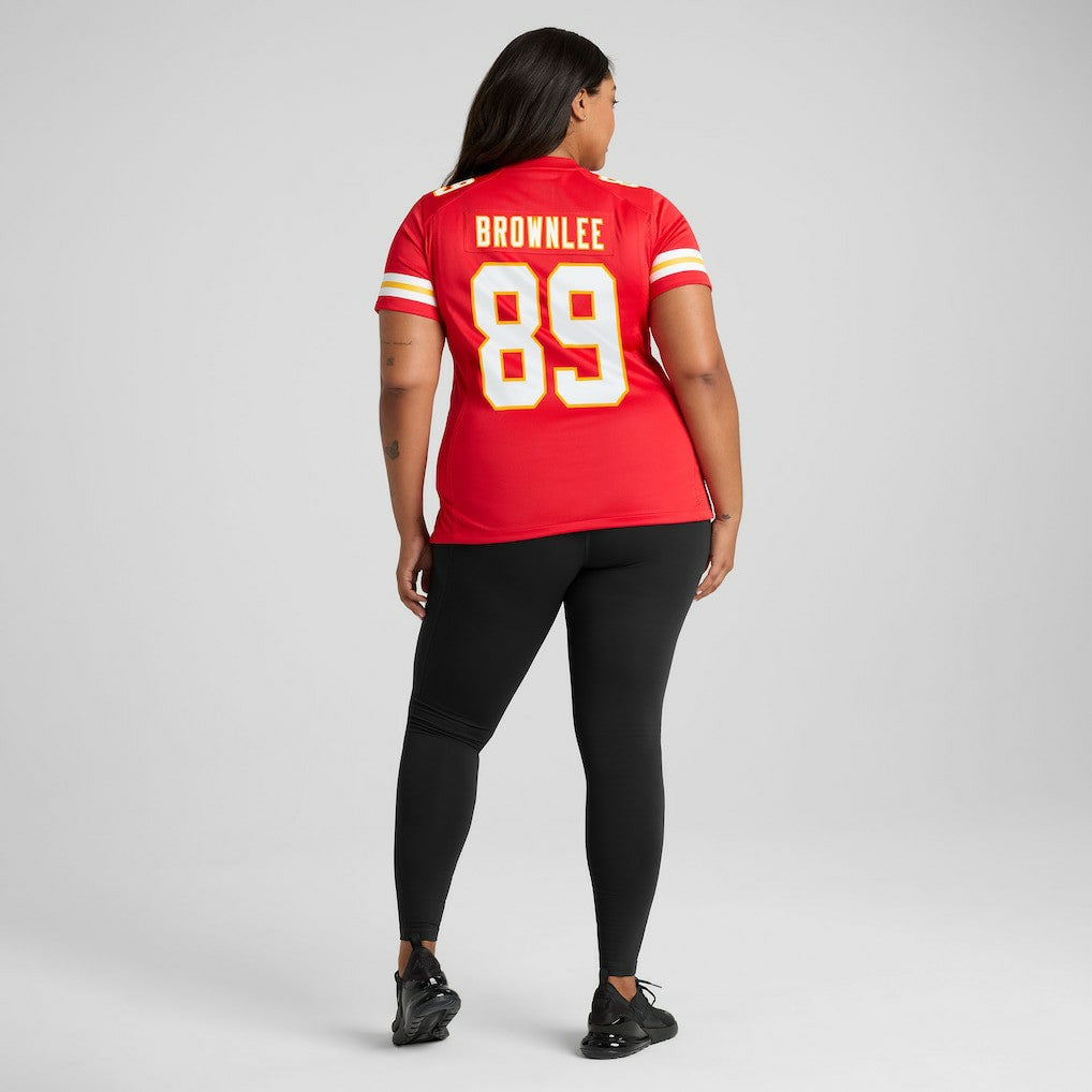 Kansas City Chiefs Nike Jason Brownlee  Women's Team Game Jersey