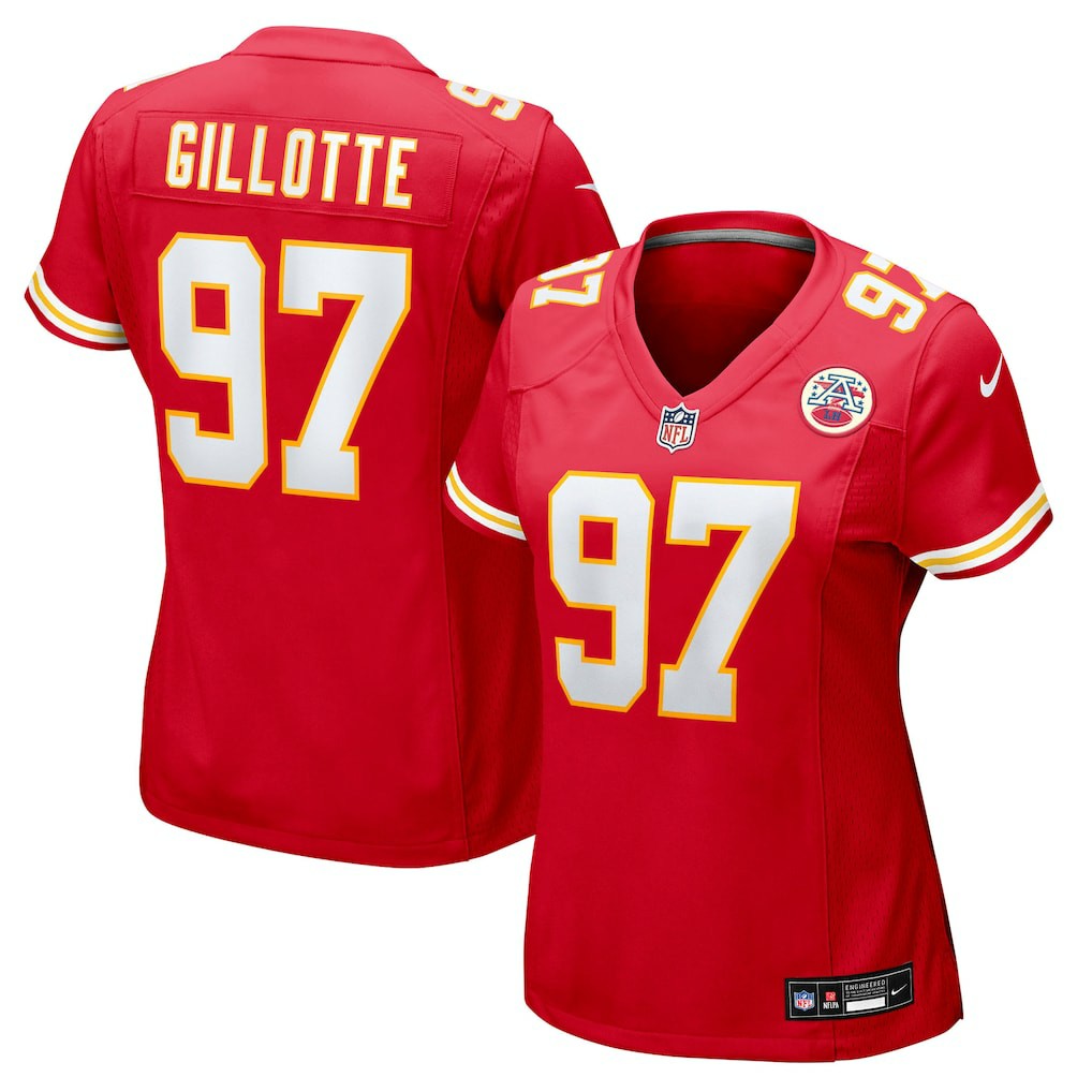 Kansas City Chiefs Nike Ashton Gillotte  Women's Team Game Jersey