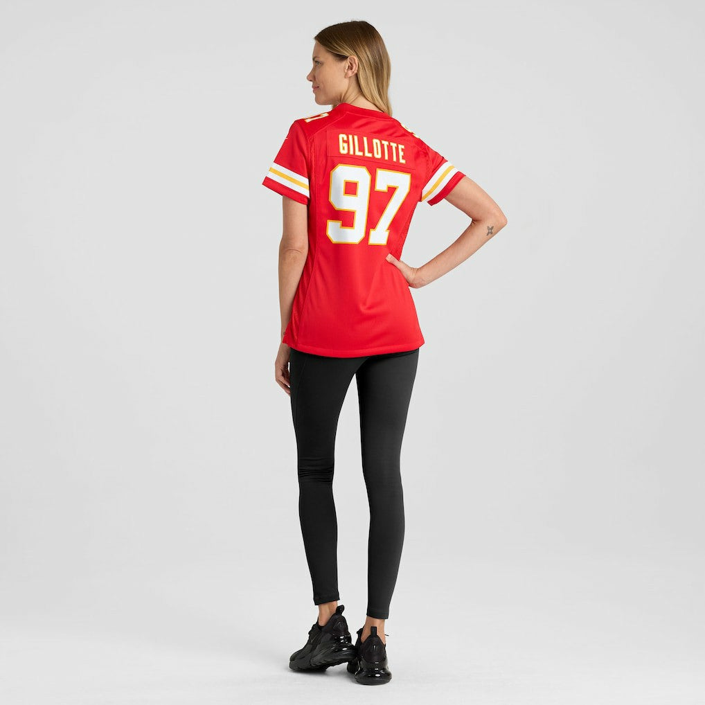 Kansas City Chiefs Nike Ashton Gillotte  Women's Team Game Jersey