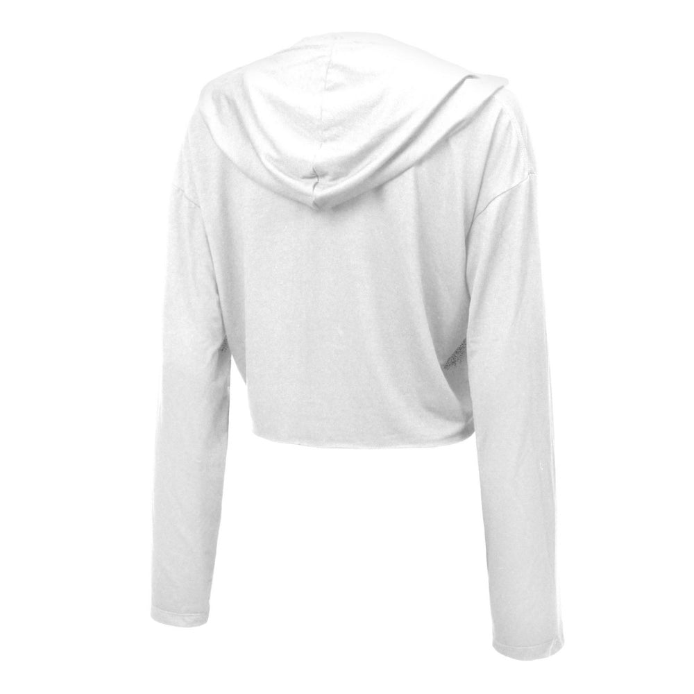 Detroit Lions  Aidan Hutchinson  Majestic Threads Women's Glitter Wordmark Hoodie