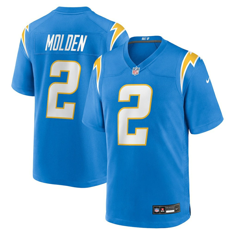 Los Angeles Chargers Nike Elijah Molden  Team Game Jersey