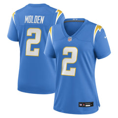 Los Angeles Chargers Nike Elijah Molden  Women's Team Game Jersey