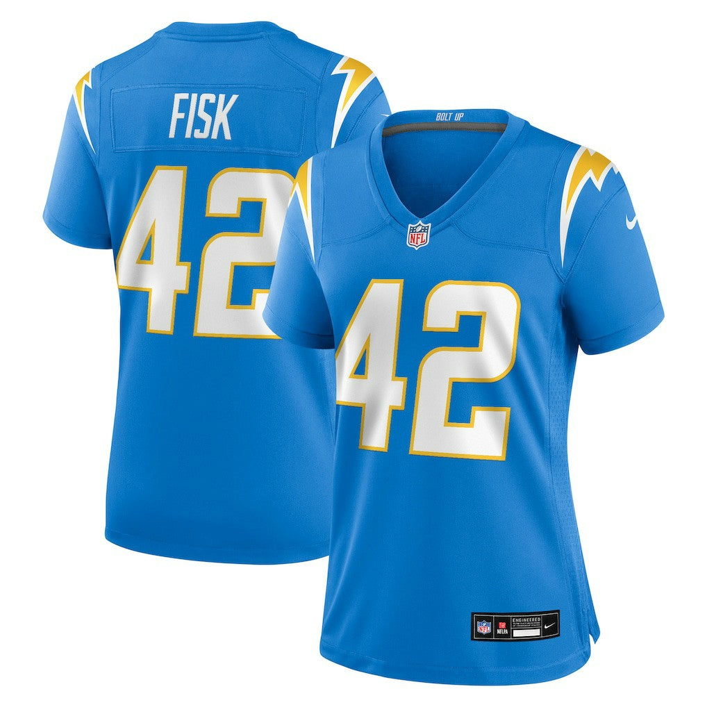 Los Angeles Chargers Nike Tucker Fisk  Women's Team Game Jersey