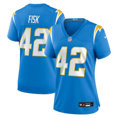 Los Angeles Chargers Nike Tucker Fisk  Women's Team Game Jersey