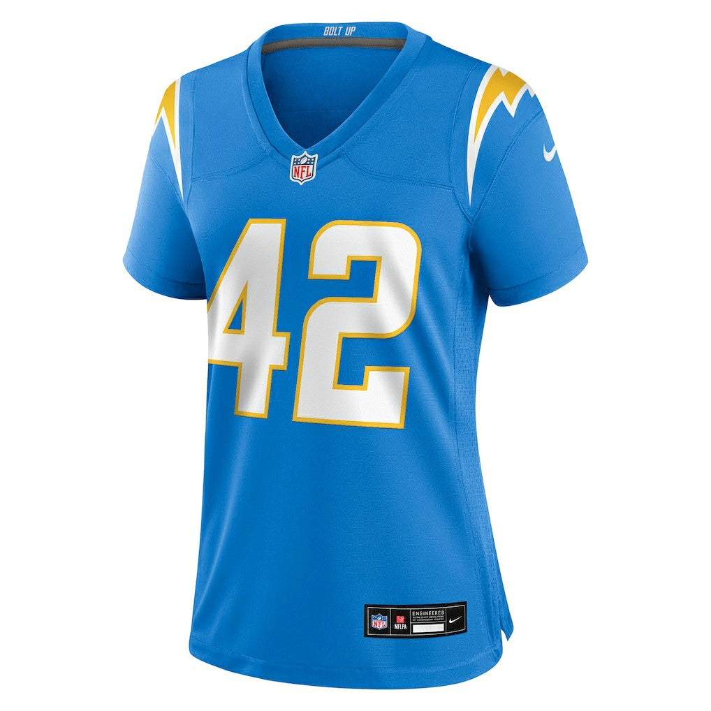 Los Angeles Chargers Nike Tucker Fisk  Women's Team Game Jersey