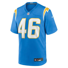 Los Angeles Chargers Nike Nikko Reed  Team Game Jersey
