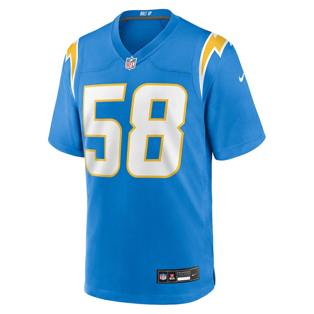 Los Angeles Chargers Nike Marlowe Wax  Team Game Jersey