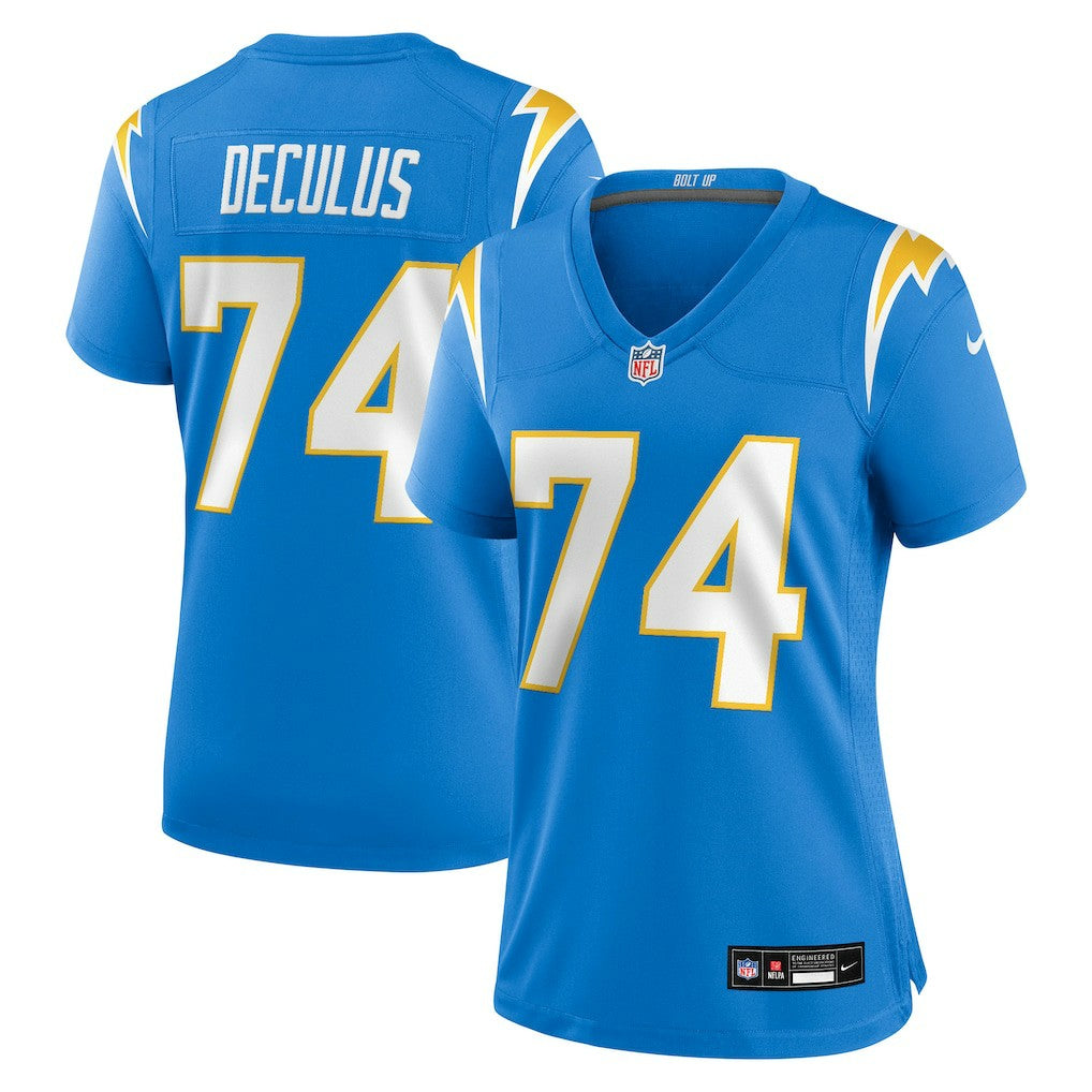 Los Angeles Chargers Nike Austin Deculus  Women's Team Game Jersey