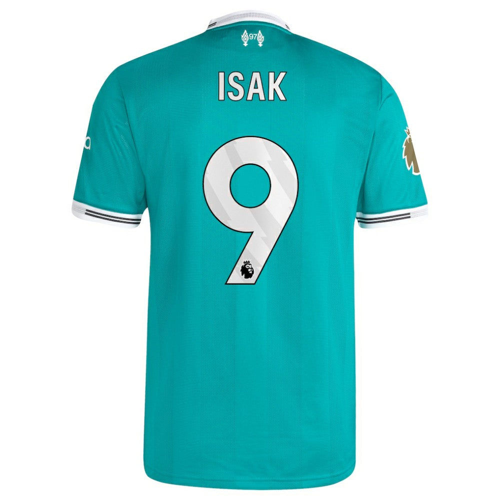 Alexander Isak Liverpool 2025/26 Third Player Jersey Green - Adidas