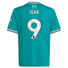 Alexander Isak Liverpool Youth 2025/26 Third Replica Player Jersey Green - Adidas