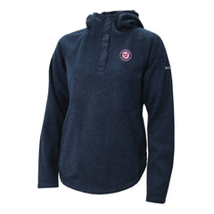 Washington Nationals Columbia Women's Half-Snap Pullover Hoodie | MLB For sale