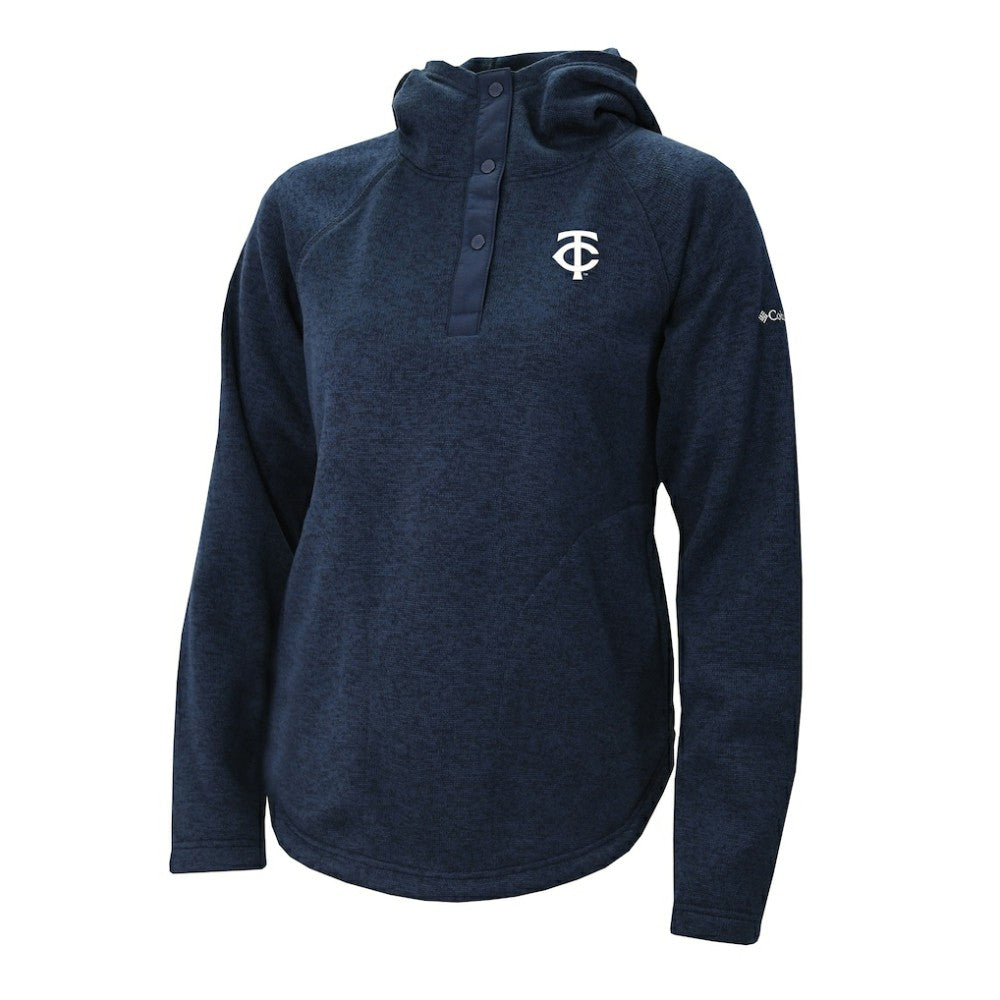 Minnesota Twins Columbia Women's Half-Snap Pullover Hoodie | MLB Shop
