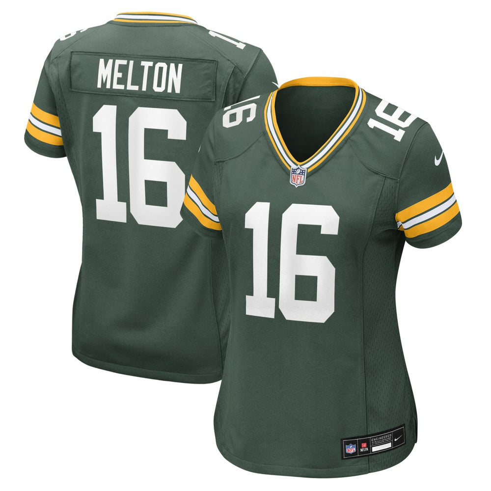 Green Bay Packers Nike Bo Melton  Women's Team Game Jersey