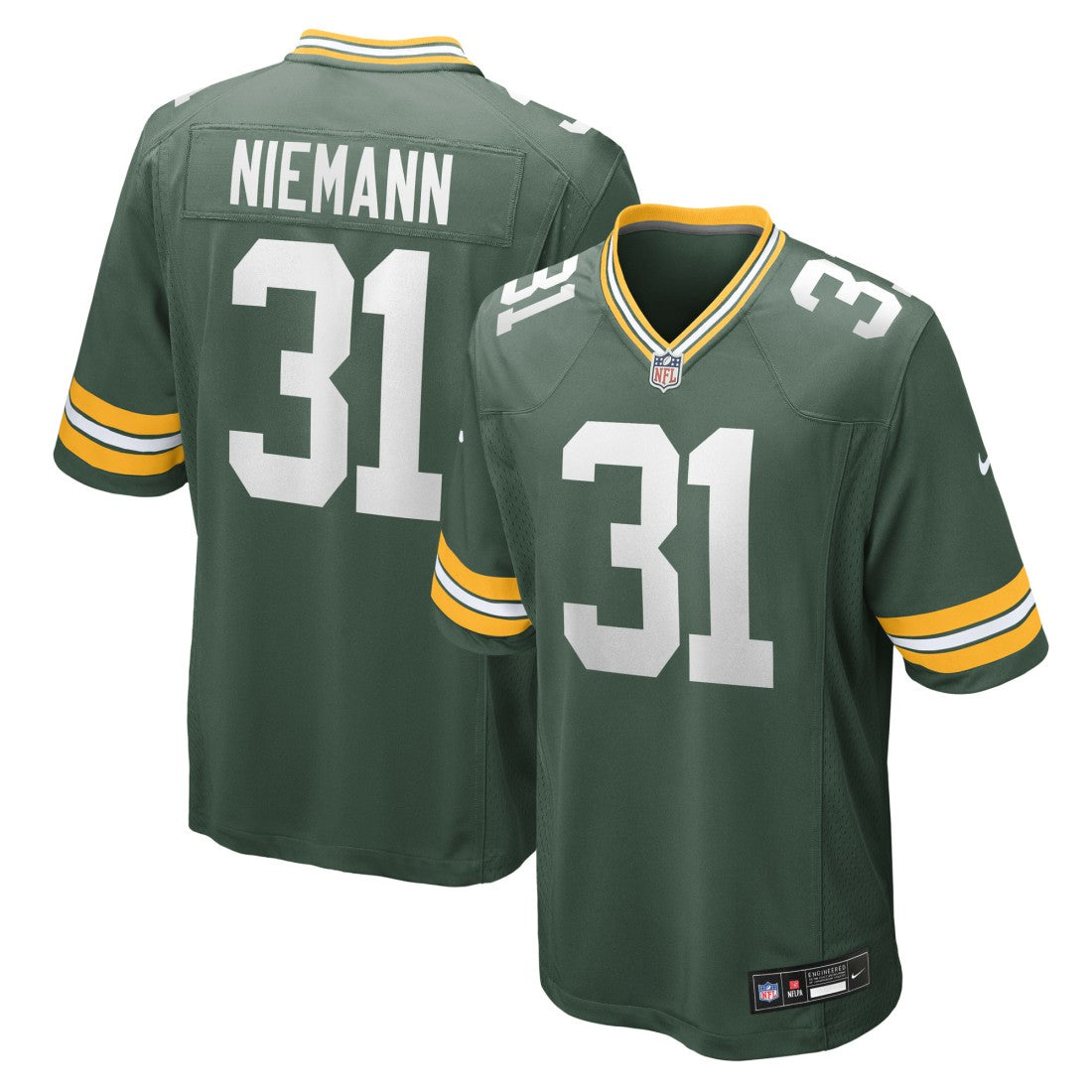 Green Bay Packers Nike Nick Niemann  Team Game Jersey