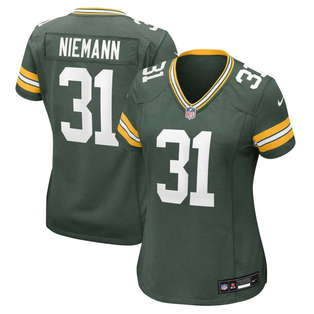 Green Bay Packers Nike Nick Niemann  Women's Team Game Jersey