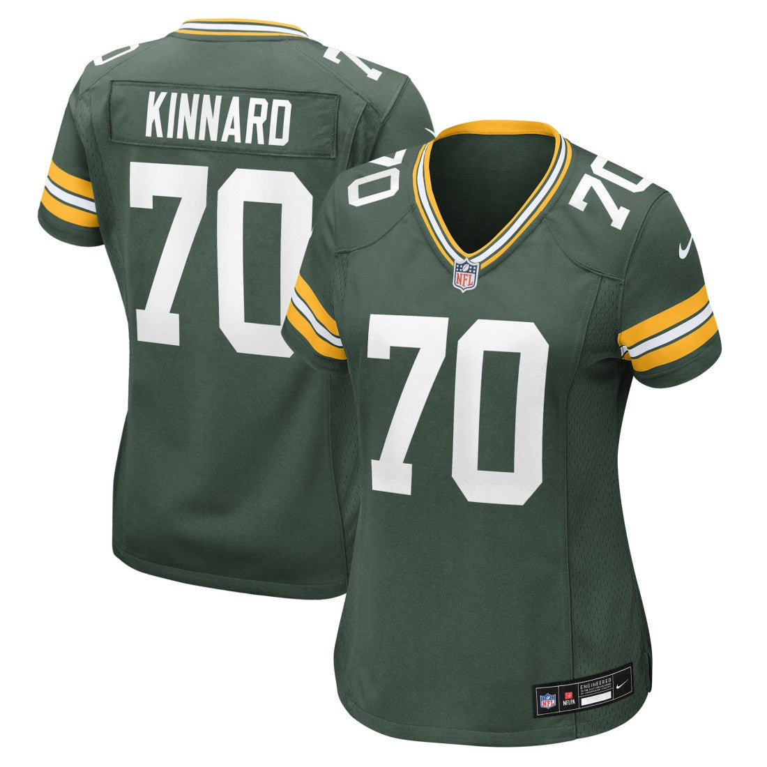 Green Bay Packers Nike Darian Kinnard  Women's Team Game Jersey