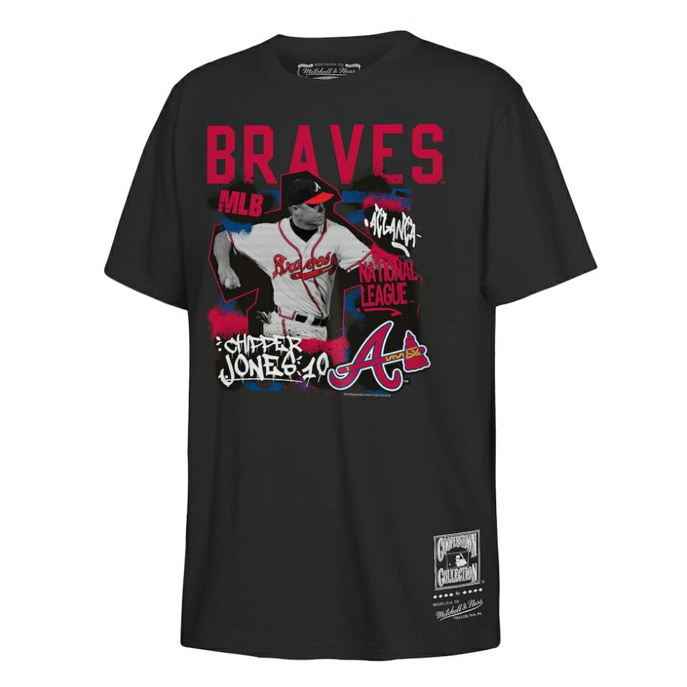 Chipper Jones Atlanta Braves Mitchell & Ness Youth Cooperstown Star Moment T-Shirt | MLB For sale