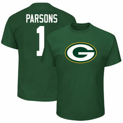 Green Bay Packers Fanatics Micah Parsons  Big & Tall Player Name & Number T-Shirt