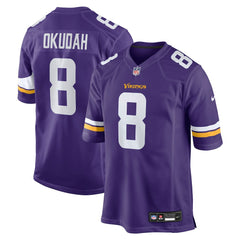 Minnesota Vikings Nike Jeff Okudah  Team Game Jersey
