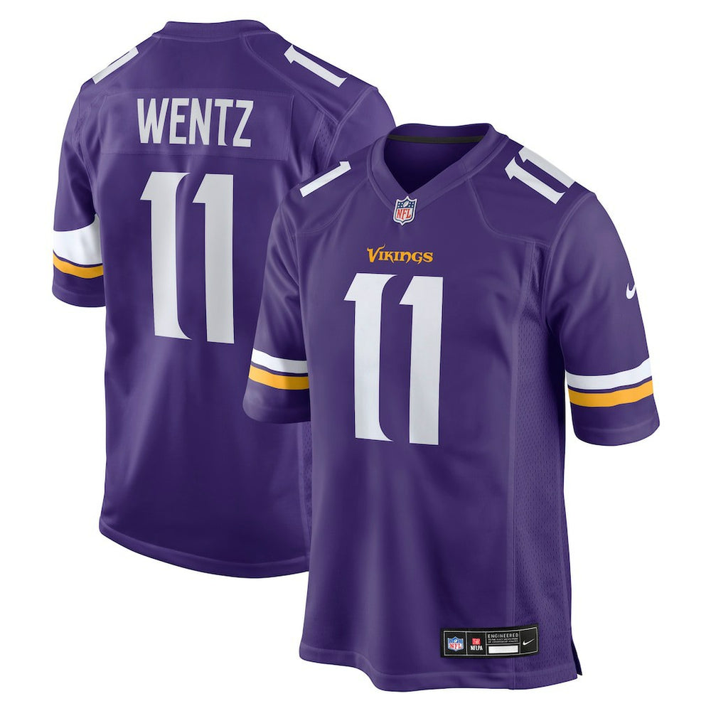 Minnesota Vikings Nike Carson Wentz  Team Game Jersey