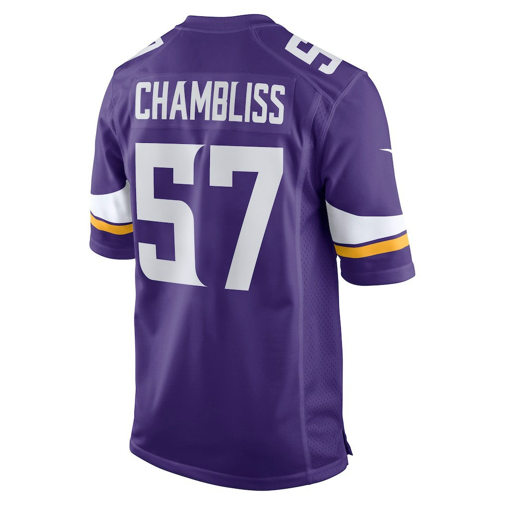 Minnesota Vikings Nike Chaz Chambliss  Team Game Jersey