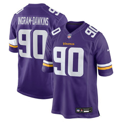 Minnesota Vikings Nike Tyrion Ingram-Dawkins  Team Game Jersey