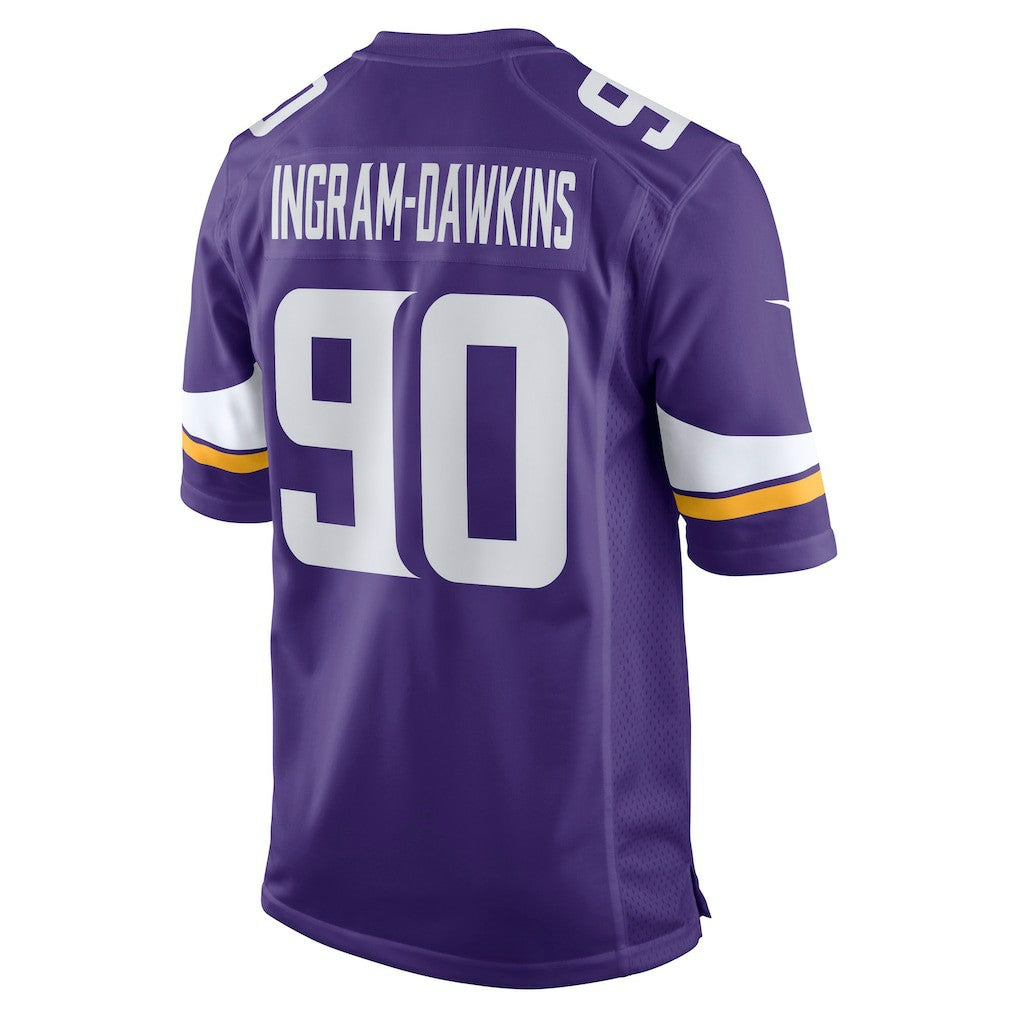 Minnesota Vikings Nike Tyrion Ingram-Dawkins  Team Game Jersey