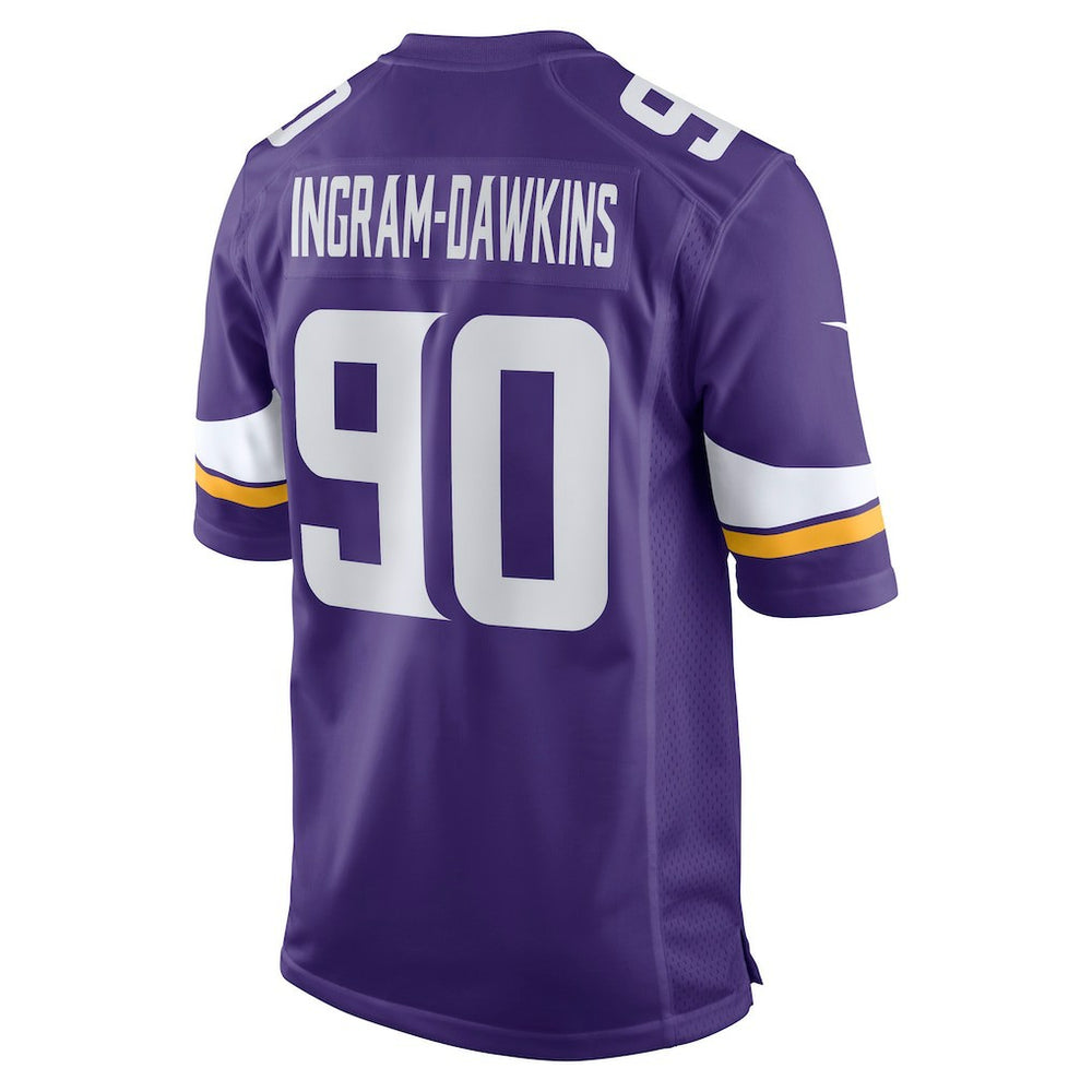 Minnesota Vikings Nike Tyrion Ingram-Dawkins  Team Game Jersey