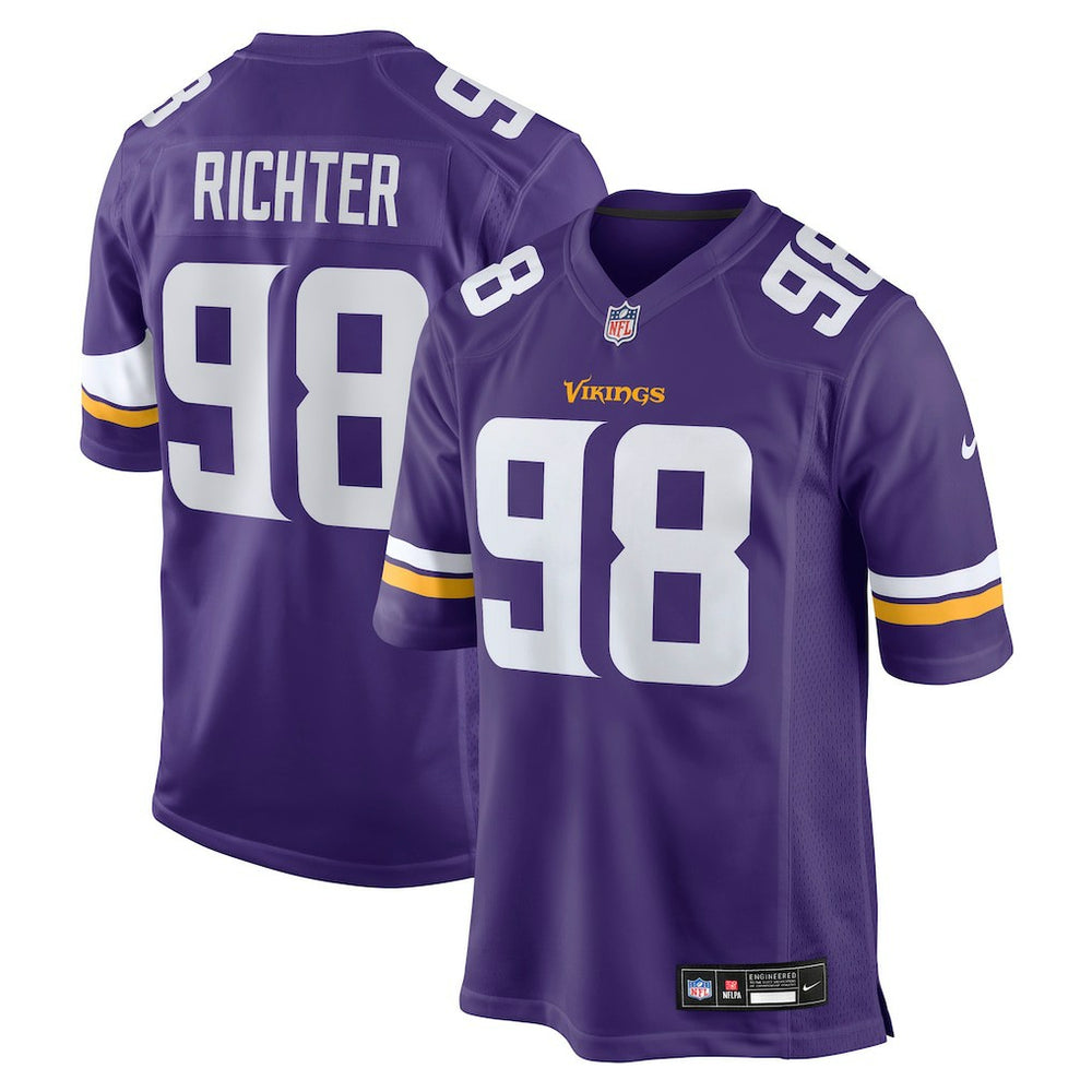 Minnesota Vikings Nike Bo Richter  Team Game Jersey