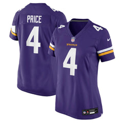 Minnesota Vikings Nike Myles Price  Women's Team Game Jersey