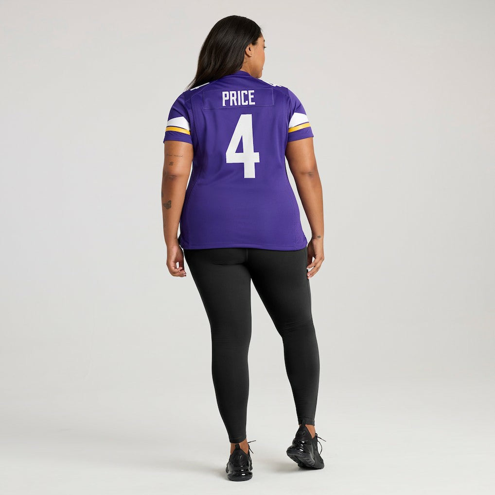 Minnesota Vikings Nike Myles Price  Women's Team Game Jersey
