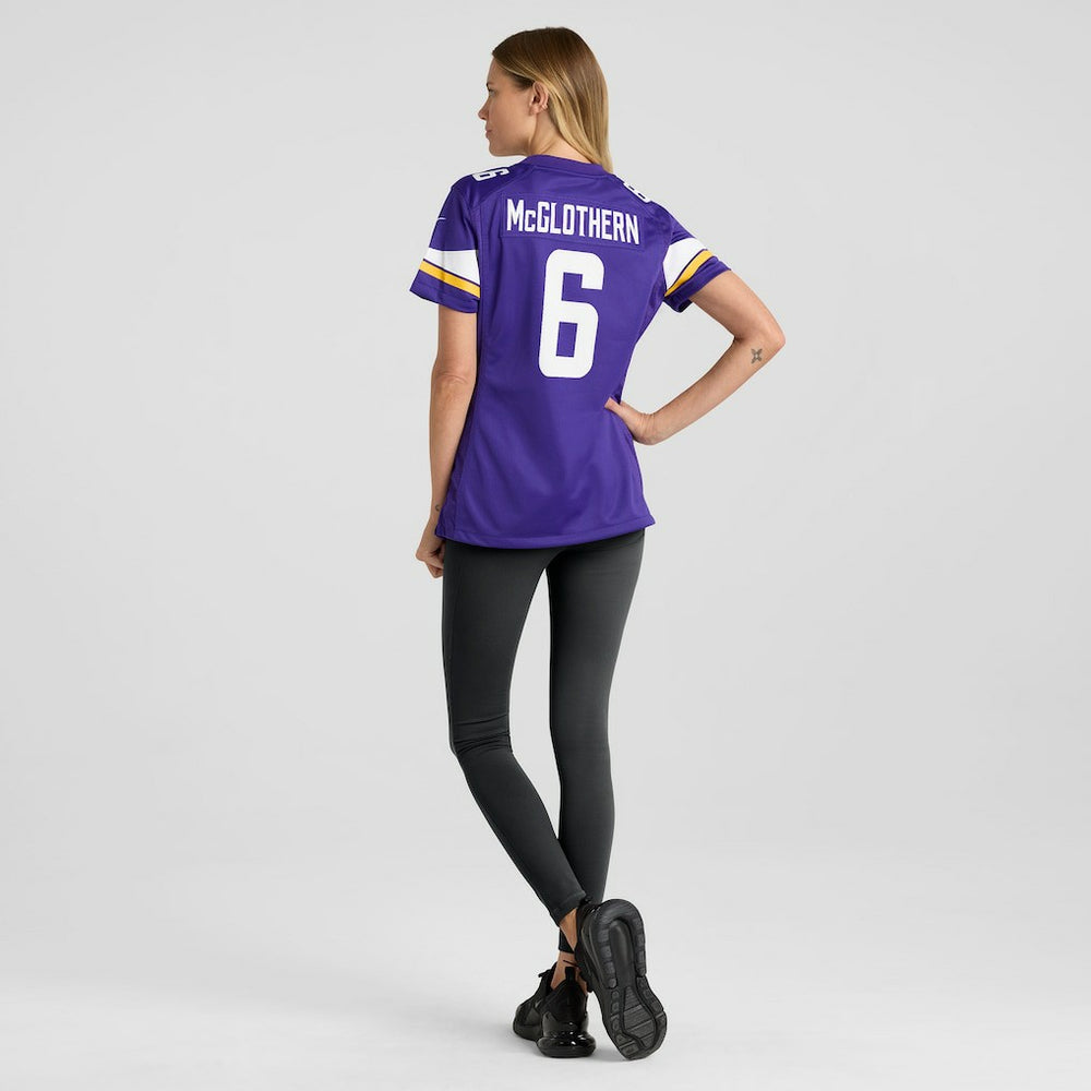 Minnesota Vikings Nike Dwight McGlothern  Women's Team Game Jersey