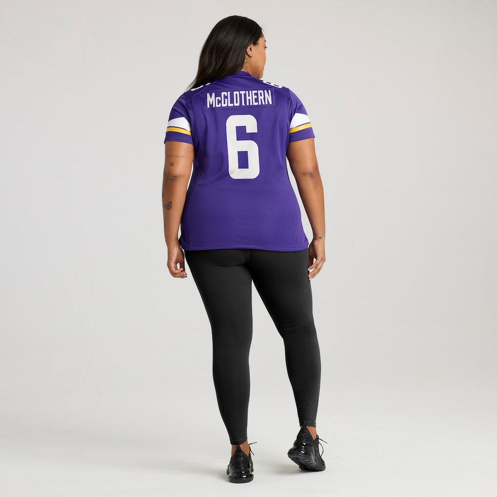 Minnesota Vikings Nike Dwight McGlothern  Women's Team Game Jersey