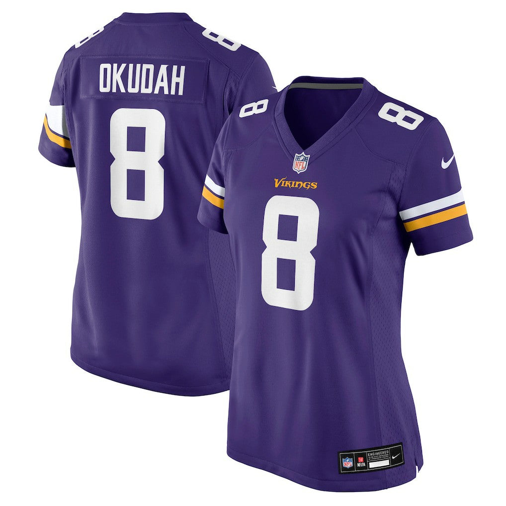 Minnesota Vikings Nike Jeff Okudah  Women's Team Game Jersey