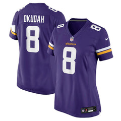 Minnesota Vikings Nike Jeff Okudah  Women's Team Game Jersey