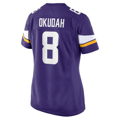 Minnesota Vikings Nike Jeff Okudah  Women's Team Game Jersey