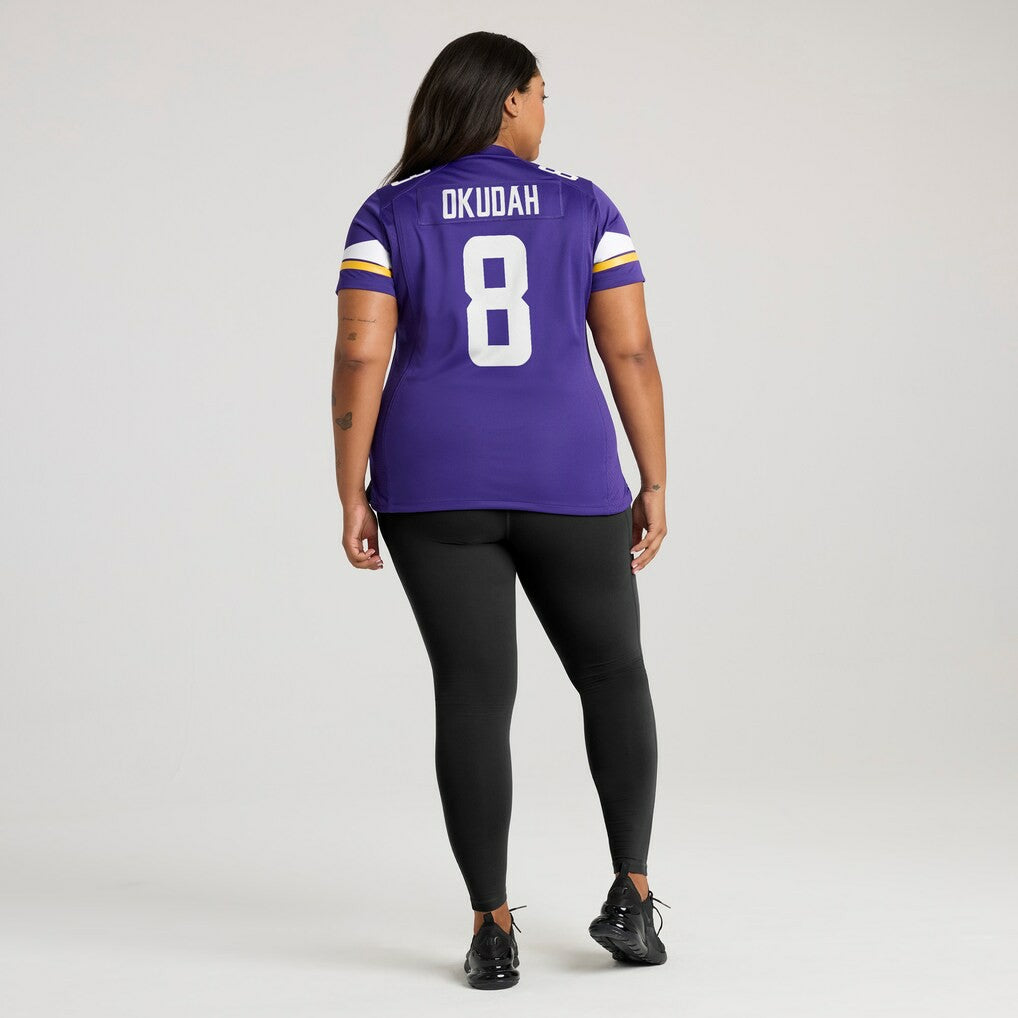 Minnesota Vikings Nike Jeff Okudah  Women's Team Game Jersey