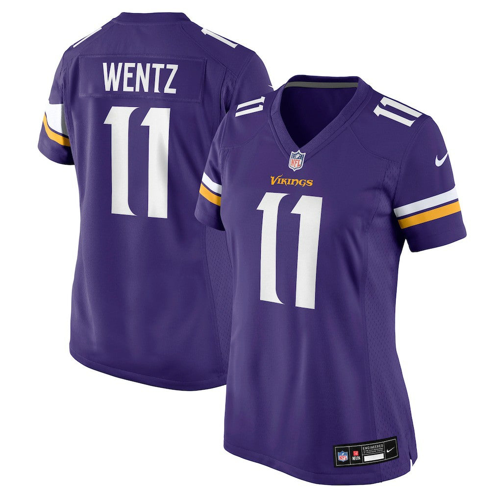 Minnesota Vikings Nike Carson Wentz  Women's Team Game Jersey