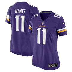 Minnesota Vikings Nike Carson Wentz  Women's Team Game Jersey