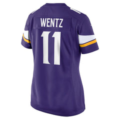 Minnesota Vikings Nike Carson Wentz  Women's Team Game Jersey