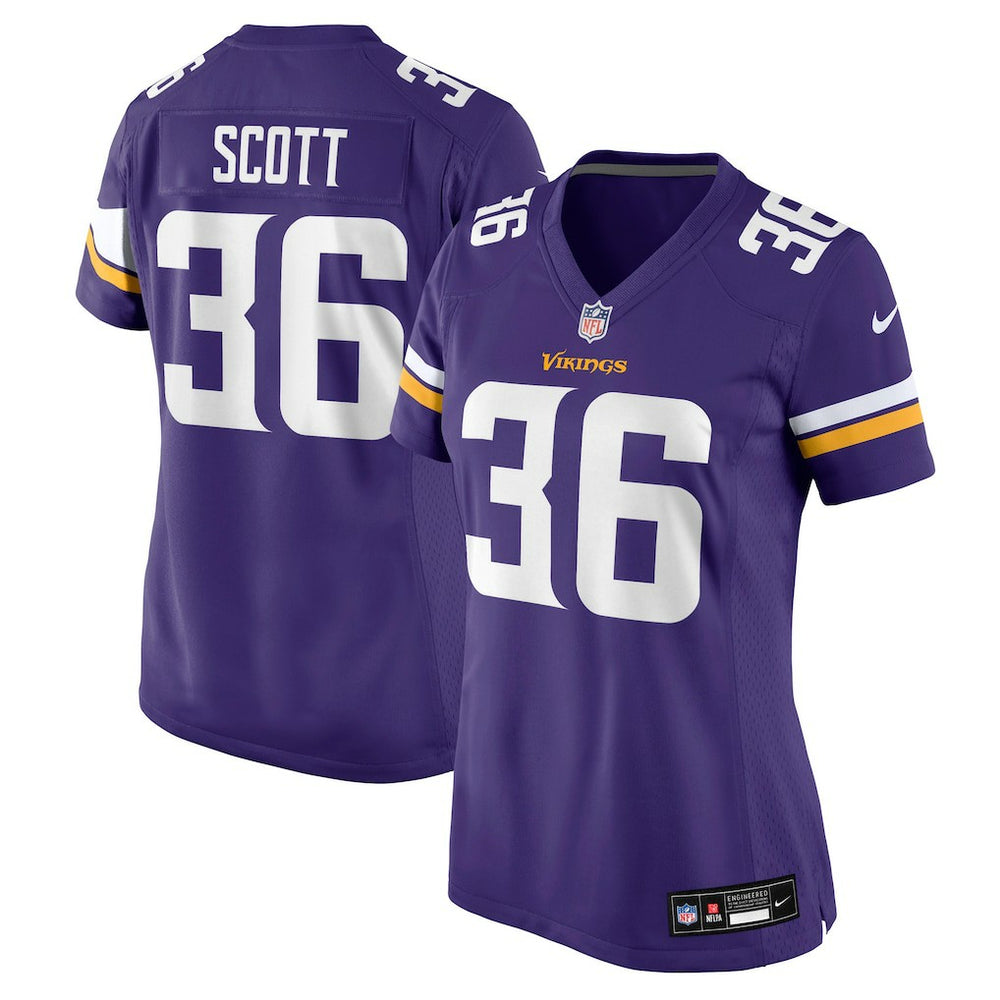 Minnesota Vikings Nike Zavier Scott  Women's Team Game Jersey