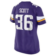 Minnesota Vikings Nike Zavier Scott  Women's Team Game Jersey